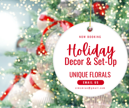 Holiday Floral Decor